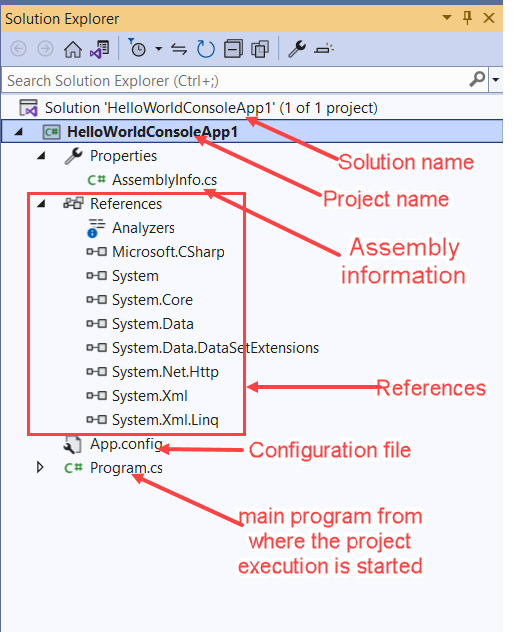 C# console app step-4